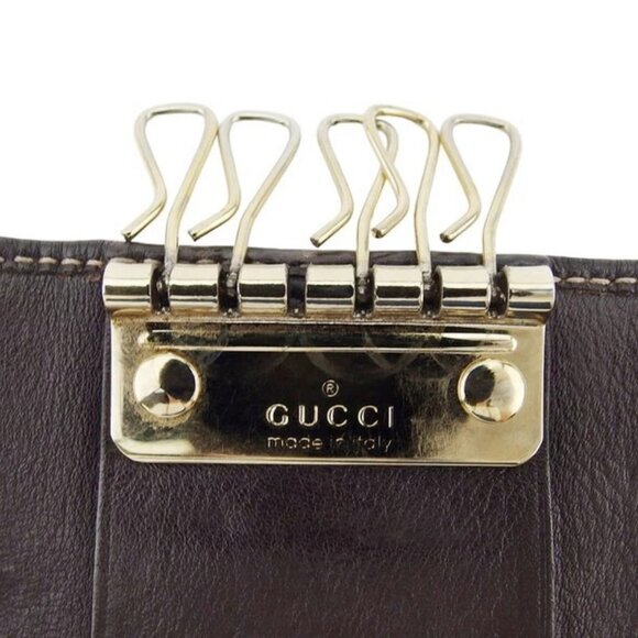GUCCI Key Case GG Pattern Authentic Used - Picture 6 of 10
